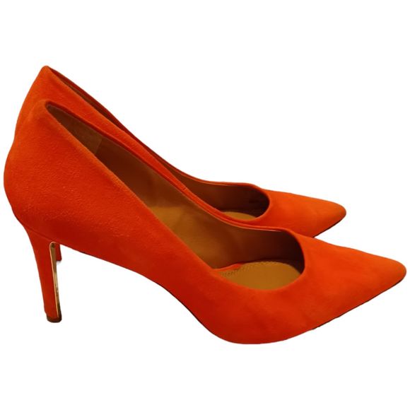 Tory Burch Shoes - Tory Burch Orange Stiletto Heels Size 8.5